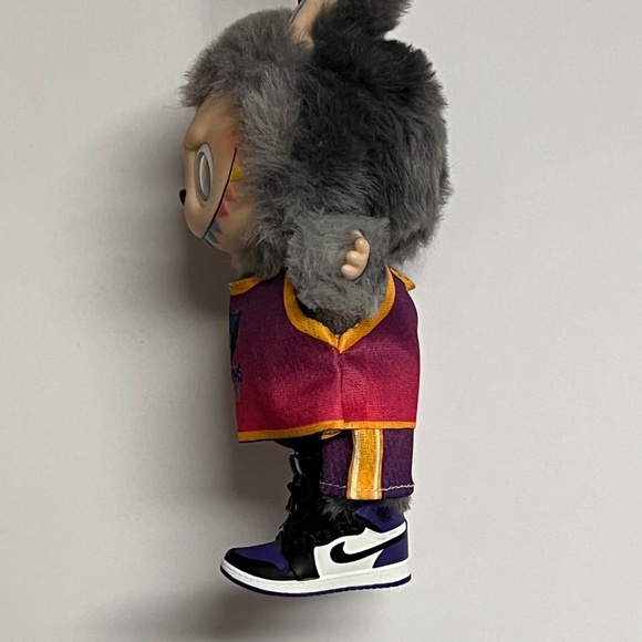 Memphis Grizzlies 23 Jersey Sneaker 3 Piece Outfit For Labubu Sneakers Pink - Picture 4 of 8